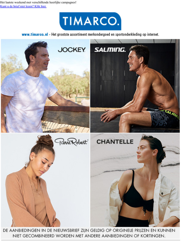 Chantelle 20% | Pierre Robert 40% | Salming 25%