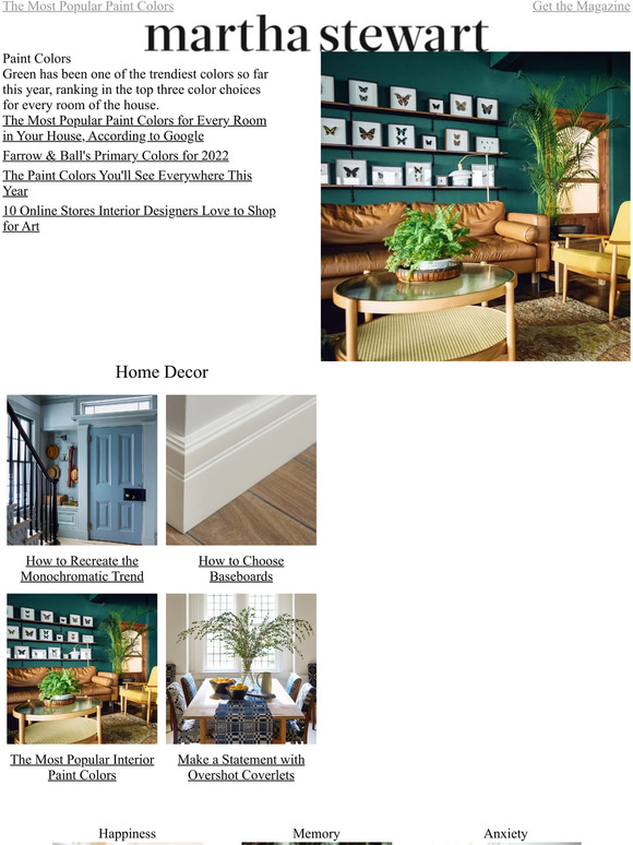 Martha Stewart The Most Popular Paint Colors for Every Room in Your