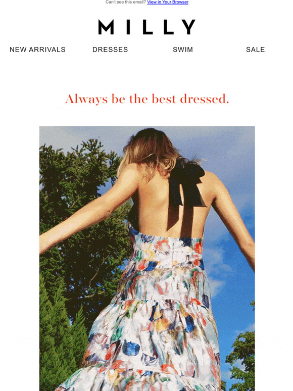 Milly NY Dress Code Fabulous Milled