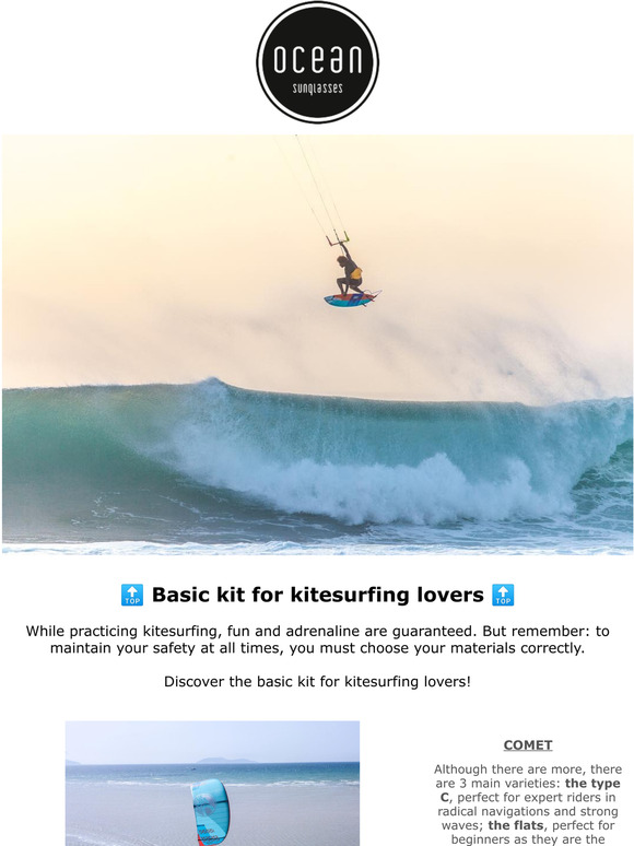  Basic kit for kitesurfing lovers