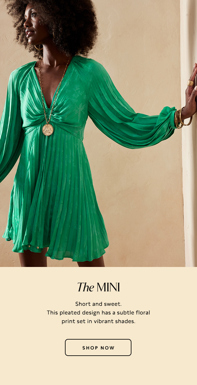 Banana Republic Spring Dresses From Maxi to Mini Milled