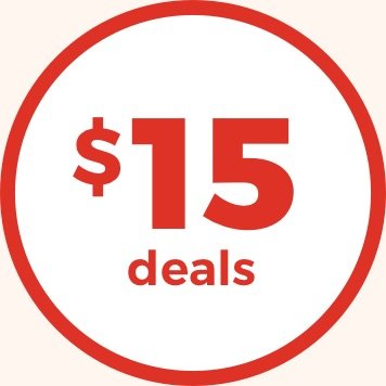 $15 deals