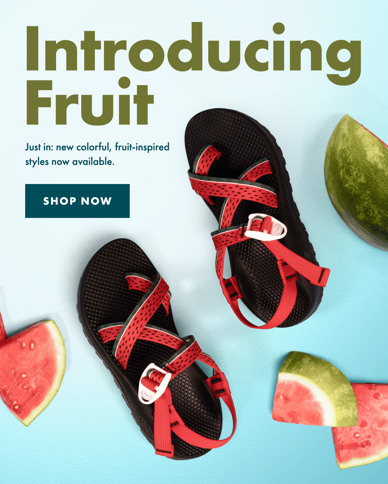 Chacos Introducing Fruit Milled