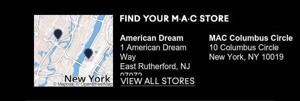 FIND YOUR MAC STORE
