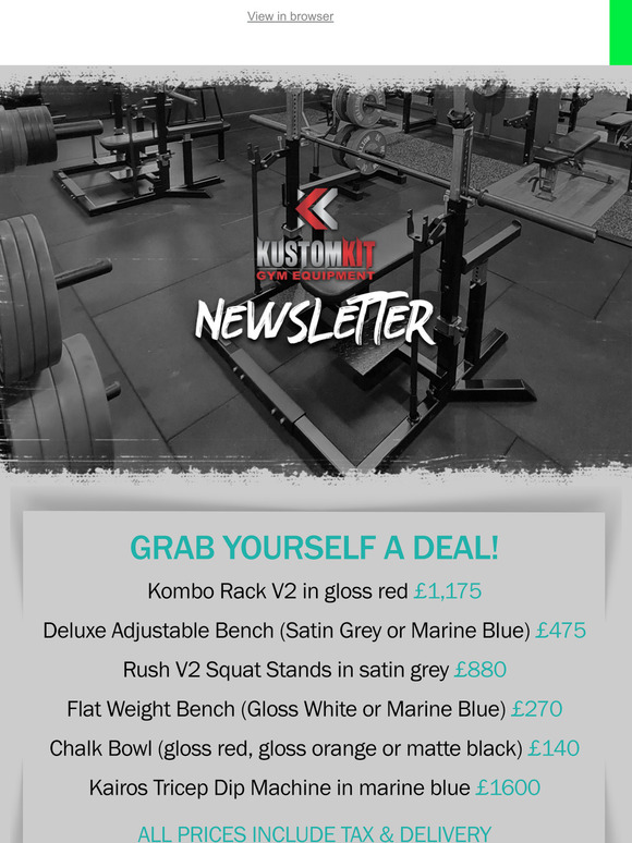 Kustom gym online kit