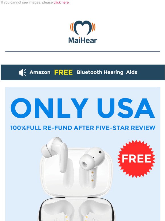 FREE FREE -  Enjoy FREE  Bluetooth Hearing  Aids