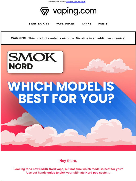 Vaping: SMOK Nord: the guide
