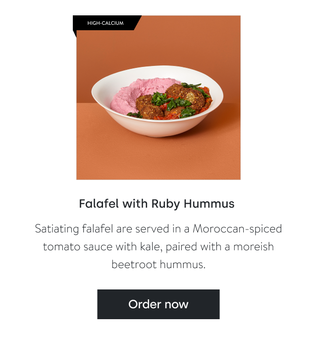 Falafel With Ruby Hummus
