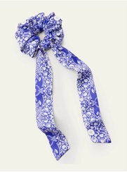 Chouchou foulard - Jacinthe, motif Passion Bloom