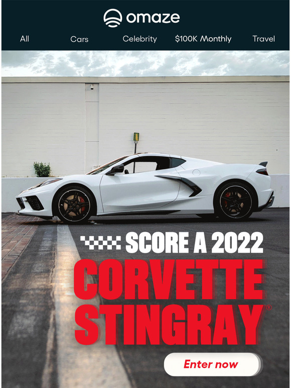 Omaze Win a Corvette Stingray! Milled