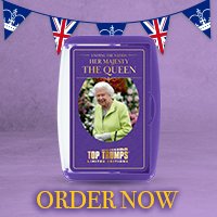 HM Queen Elizabeth II Limited Edition Top Trumps Card Game