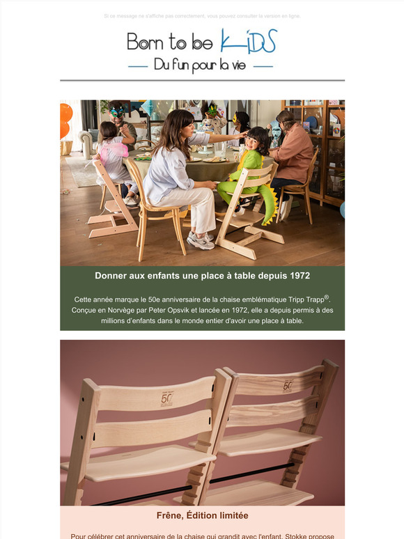 L'iconique chaise Stokke Tripp Trapp fte ses 50 ans