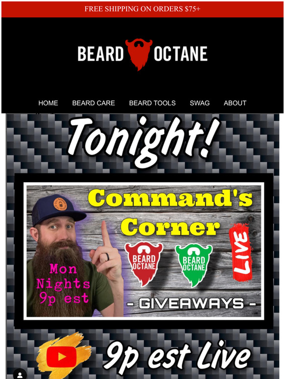 Beard Octane LIVE on Commands Corner!