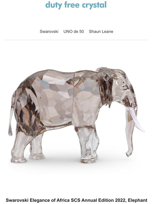 Duty Free Crystal In Stock Swarovski Elegance of Africa SCS Annual