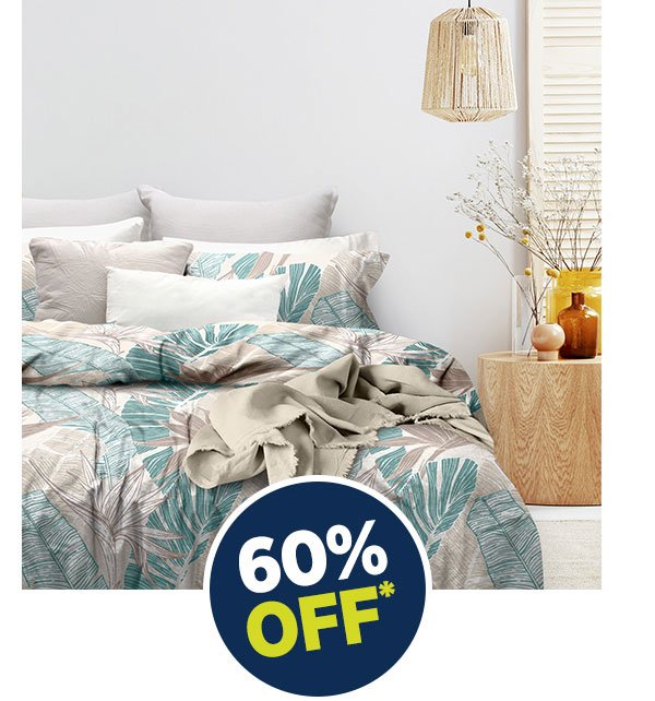 60% Off ALL Full Priced Flannelette Quilt Cover Sets & Sheets by Soren