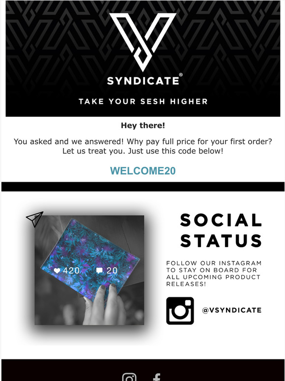 Here's that 20% off you asked for!