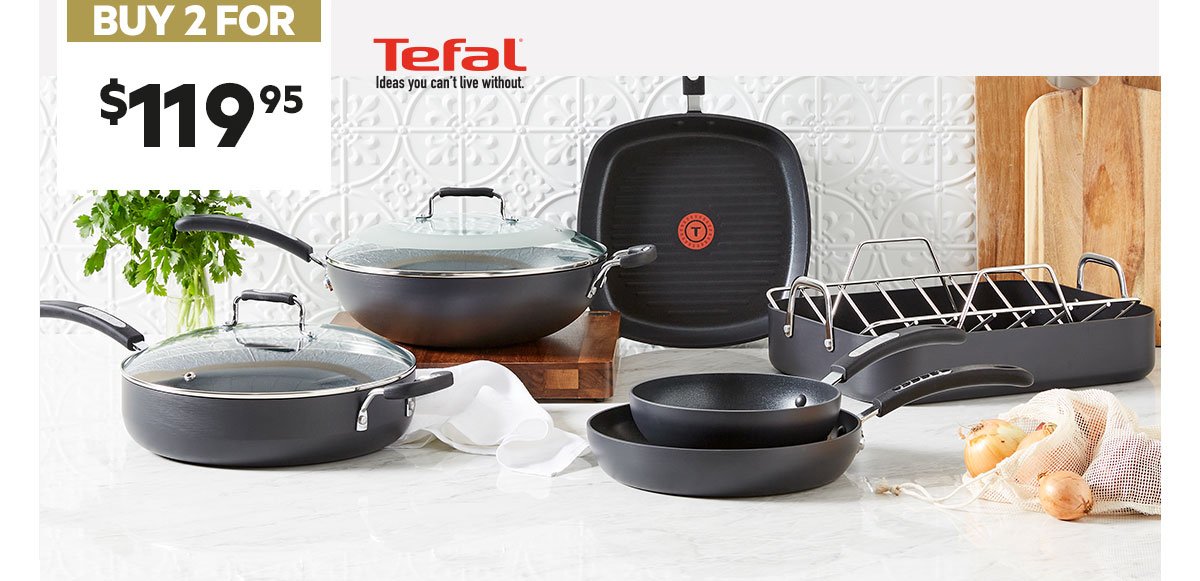 TEFAL Specialty Hard Anodised Cookware 
