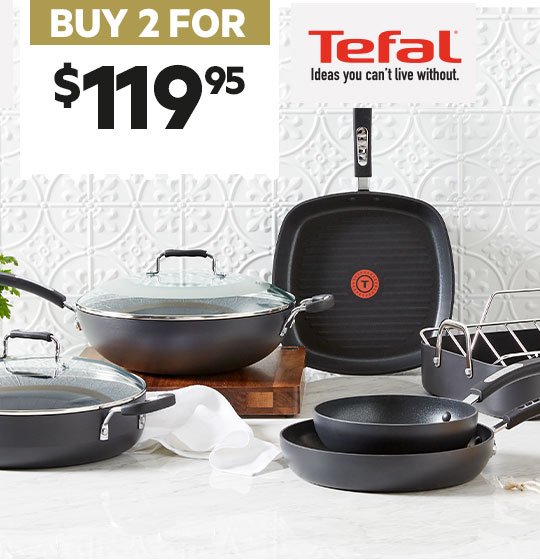 TEFAL Specialty Hard Anodised Cookware