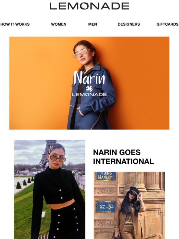 Lemonade Fashion: Narin X Lemonade | Milled