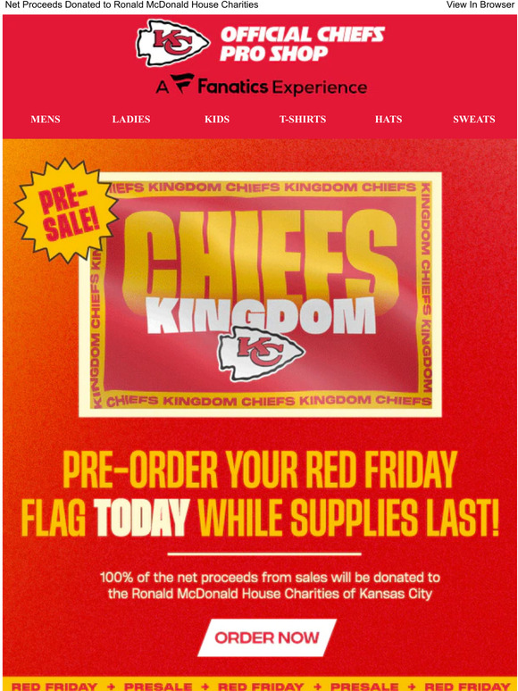 Red Friday for Chiefs Kingdom: Tickets now available for purchase