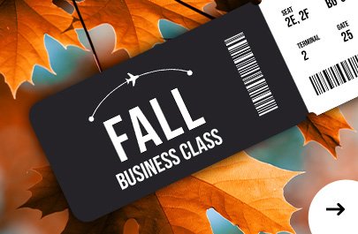 Fall Business Class Flights