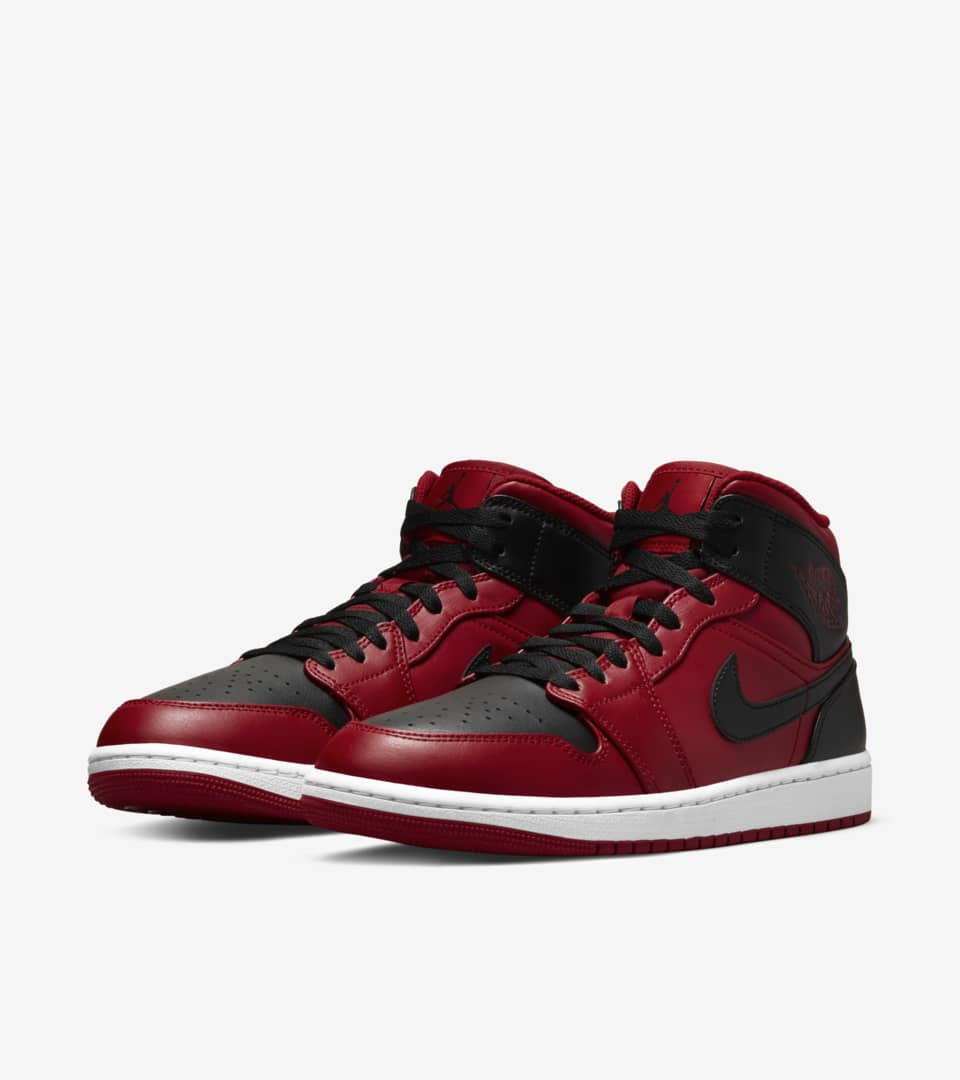 Jordan 1 Mid Black Chile Red White (M) – On Point SNKRS