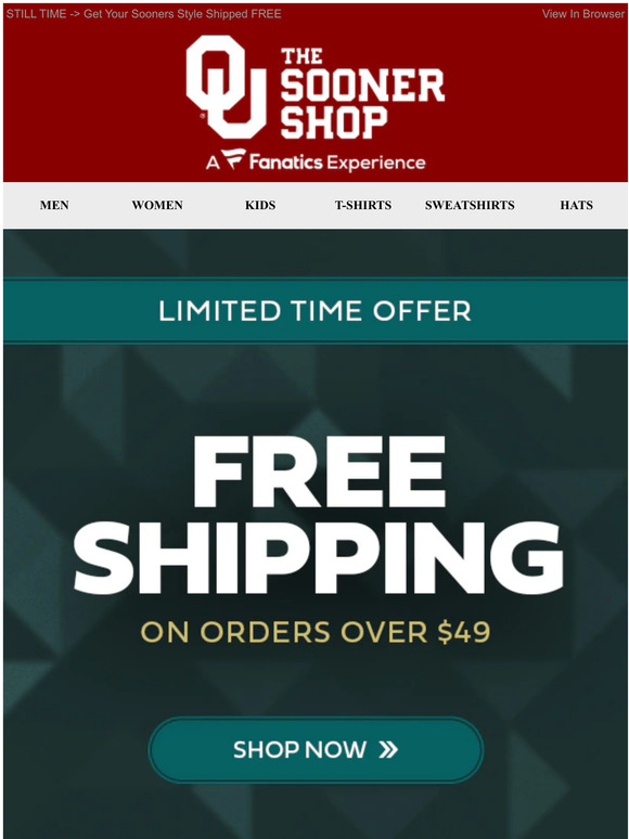 FINAL CHANCE | Free Shipping Ends Tonight