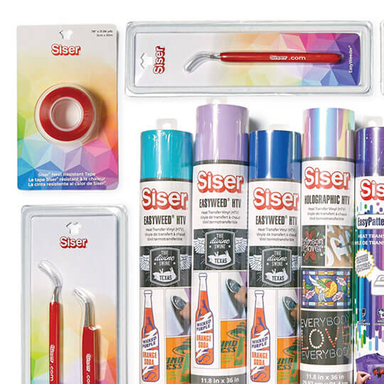 Siser Heat Transfer Vinyl, Permanent Vinyl & Accessories