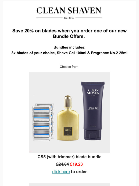 Save 20% On Blades With Our New Bundle Deals!