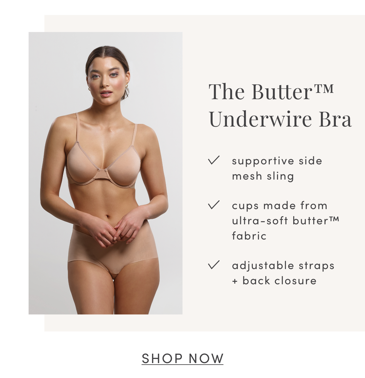 The Butter Underwire Bra
