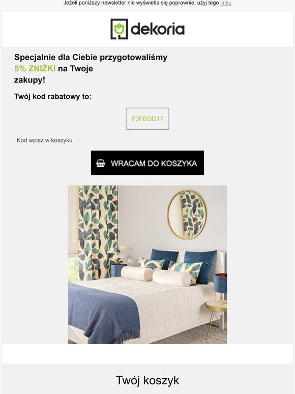 Specjalny kod rabatowy tylko dla Ciebie