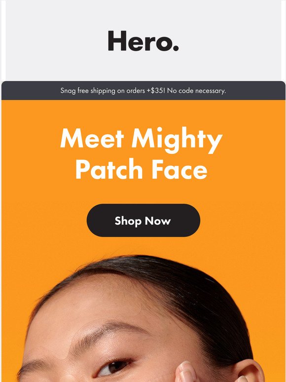 NEW Mighty Patch Face for bigger breakouts