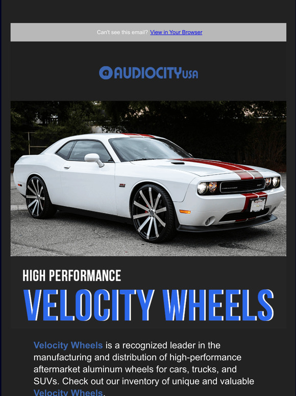 AudioCity: IN-STOCK NOW: Check Out These Velocity Wheels from ...