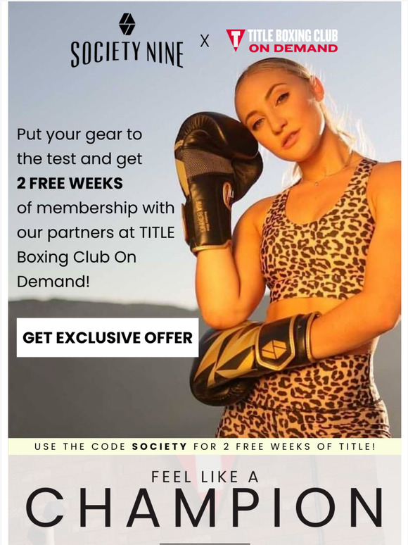50% Off Everything + FREE Boxing Classes at Home