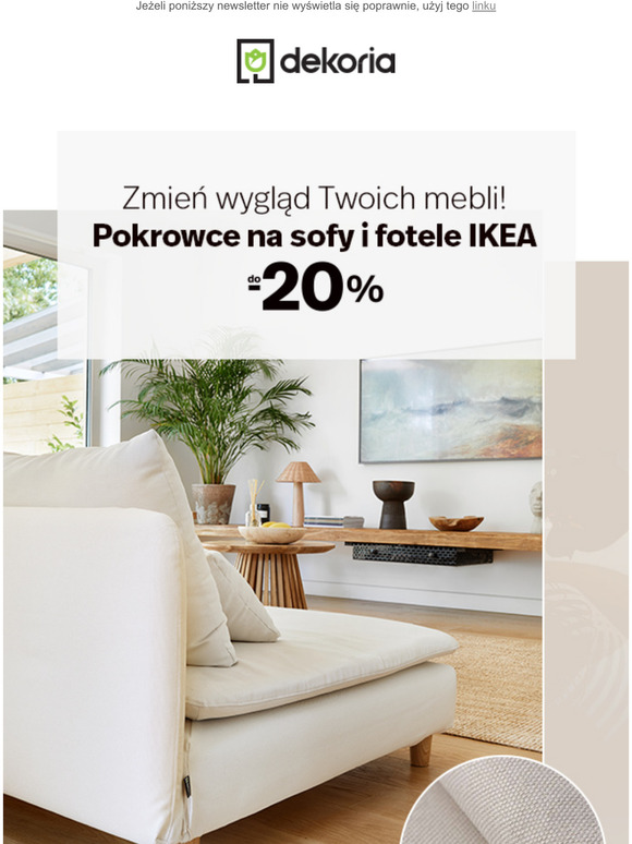 Pokrowce na Twoj sof i fotel z IKEA do -20%! Sprawd!