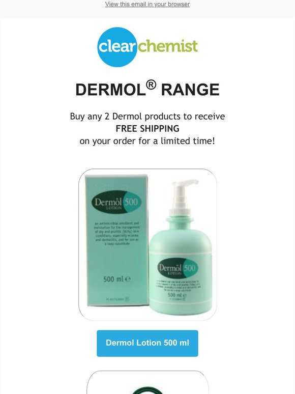 Dermol - Free Shipping