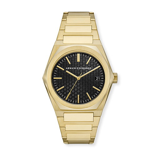 Armani Exchange Men's Gold Tone Bracelet Watch