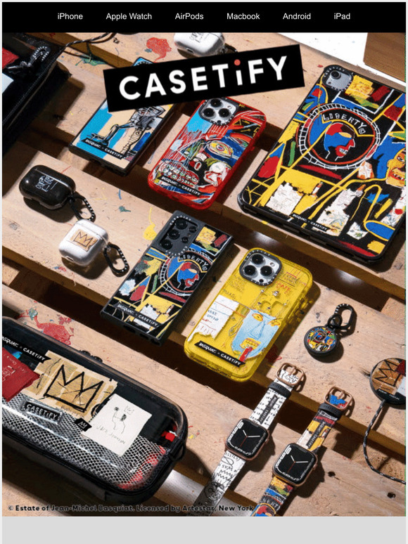 Casetify Basquiat x CASETiFY Returns! Milled