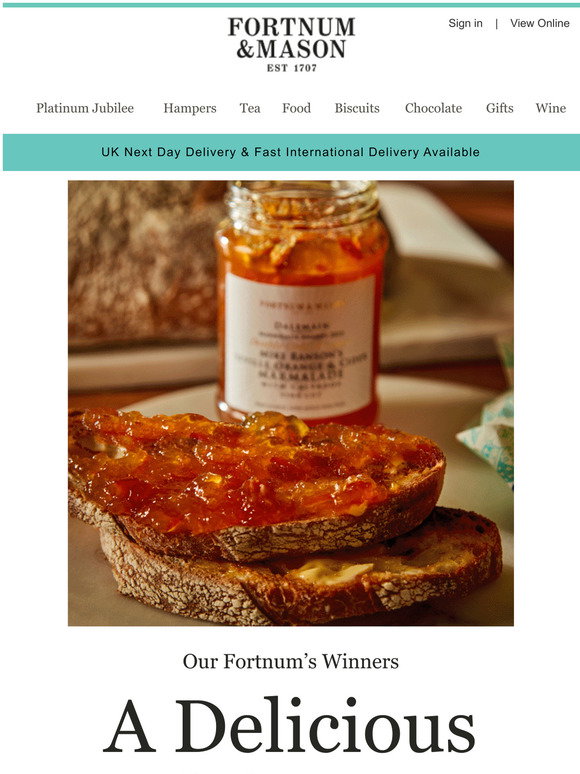 Fortnum & Mason Discover Jubilee Deliciousness at Fortnum's Milled