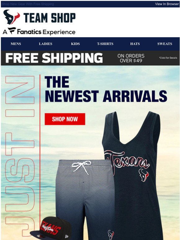 Own The Newest Texans Gear To Arrive!