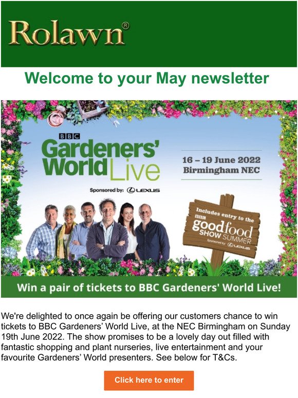 20% off GroRight | Win BBC Gardeners' World Live tickets | Lawncare: Working with worms and Edging advice