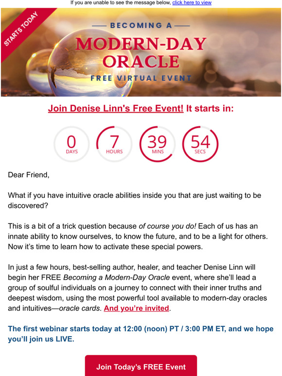 Hay House, Inc. Starts Today! Activate Your Oracle Abilities Milled