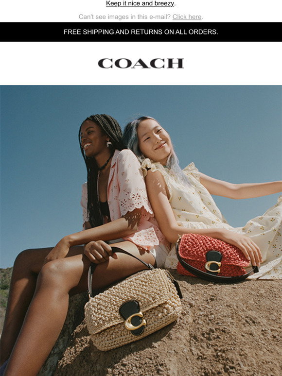 Coach: Straw Styles for Summer | Milled