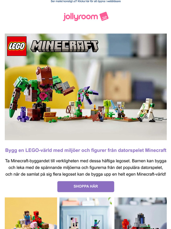 Jollyroom.de: Bygg Minecraft i verkligheten med LEGO | Milled