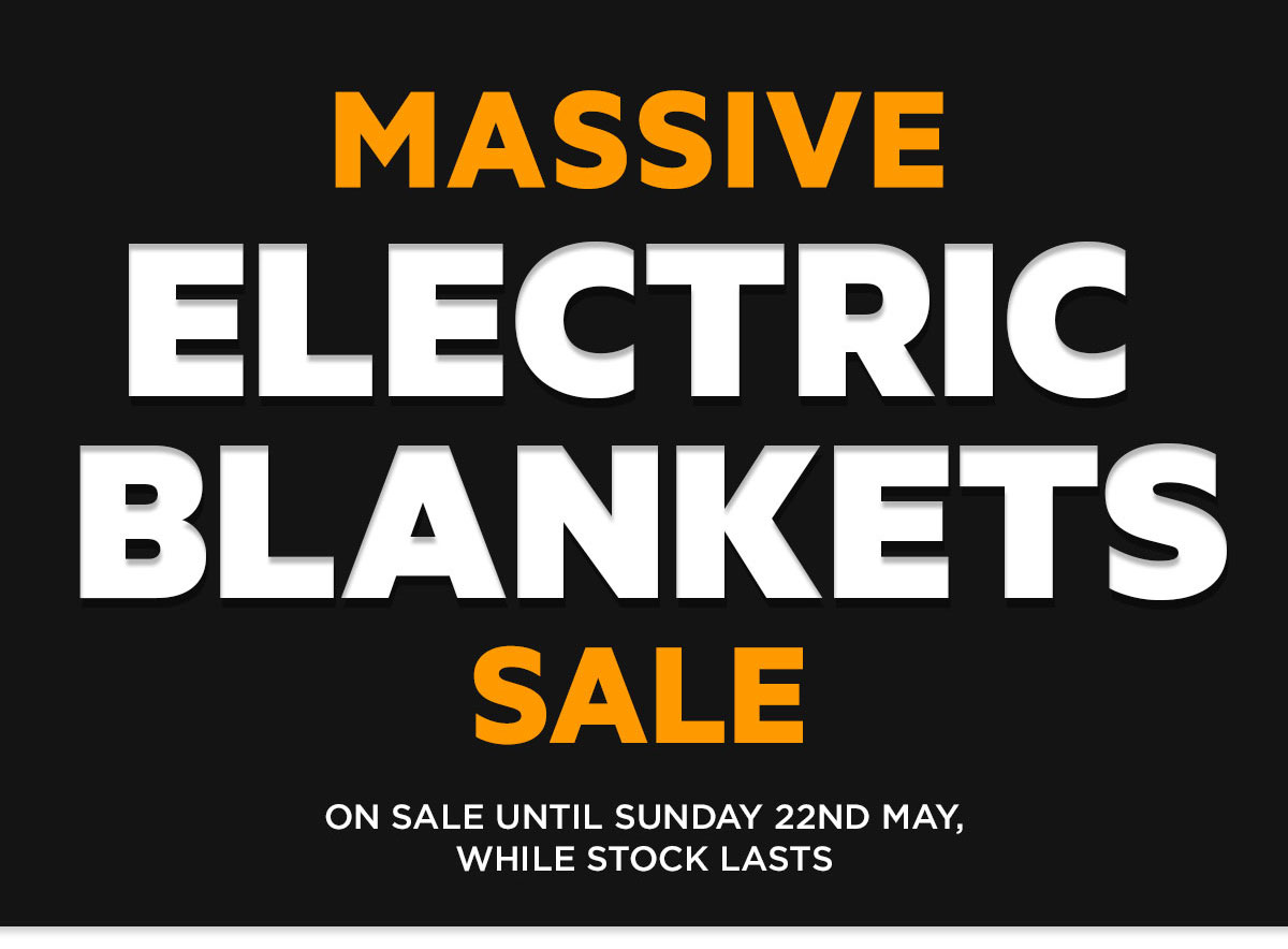 full electric blankets clearance