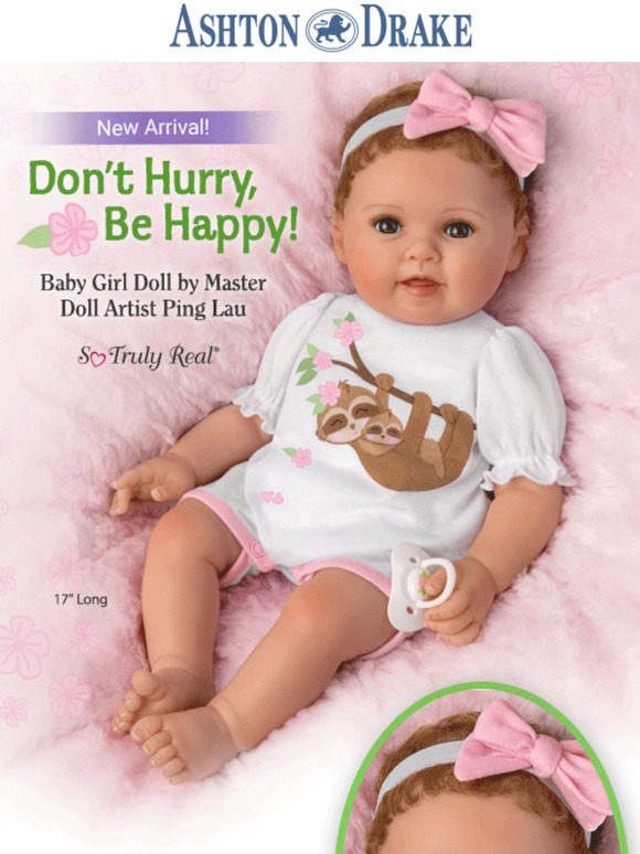 New Arrival! Don't Hurry, Be Happy! By Artist Ping Lau Wears a Sweet Sloth Outfit