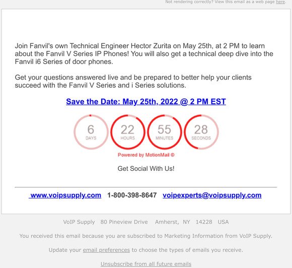  **Fanvil Webinar** How to succeed with Fanvil V Series and i Series Solutions...