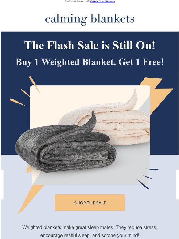 [SALE] Your weighted blanket is 40% OFF
