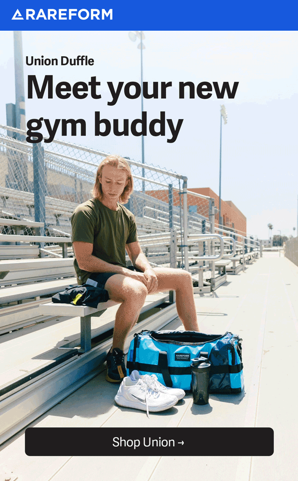 Union Duffle: your new gym buddy