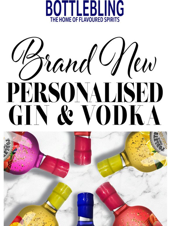 Brand New Personalised Gin>>